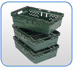 Badcock golfball stackable crates