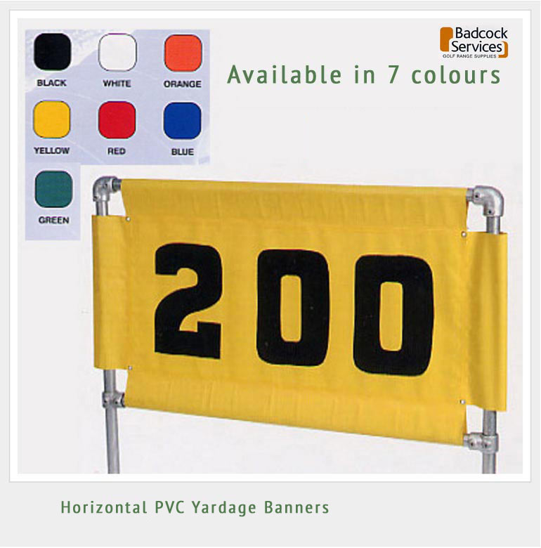 Badcock Golf Yardage Banners